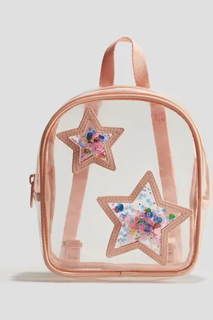 H&M Iridescent backpack with appliqués