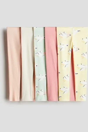 H&M 5-pack cotton leggings