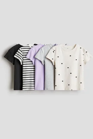 H&M 5-pack cotton T-shirts