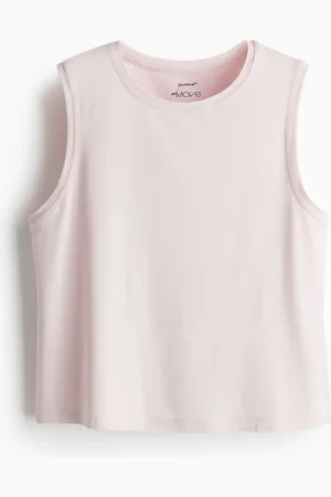 H&M Boxy-style sports vest top with DryMove™
