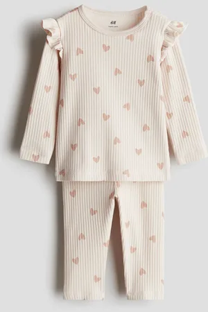 H&M Ribbed cotton set