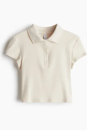 H&M Ribbed polo shirt