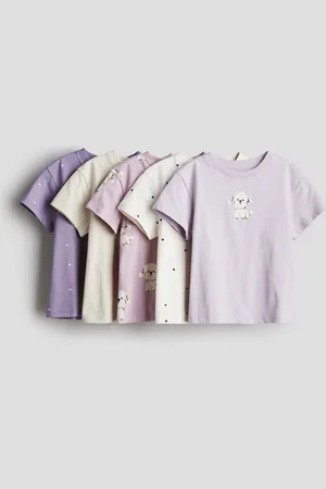 H&M 5-pack printed jersey tops