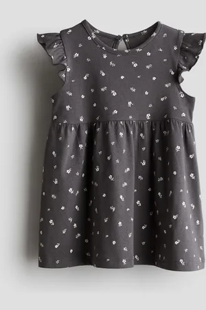 H&M Flounce-trimmed jersey dress