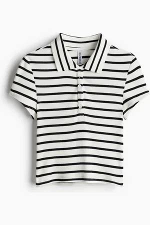 H&M Ribbed polo shirt