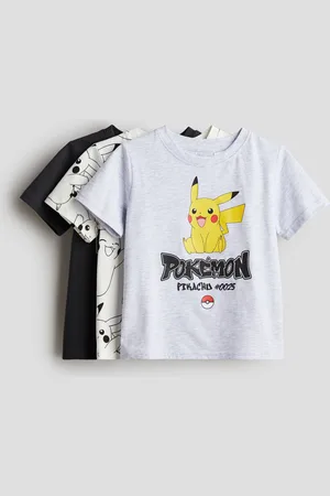 H&M 3-pack printed T-shirts