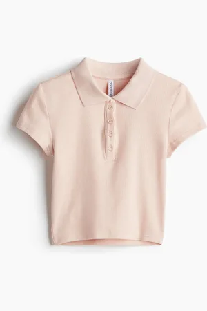 H&M Ribbed polo shirt