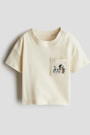 H&M Patch-pocket cotton T-shirt