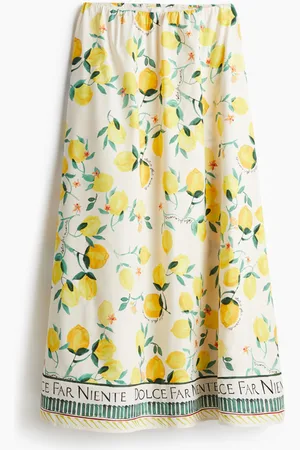 H&M Linen-blend maxi skirt