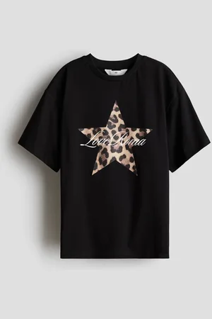 H&M Oversized print-motif T-shirt