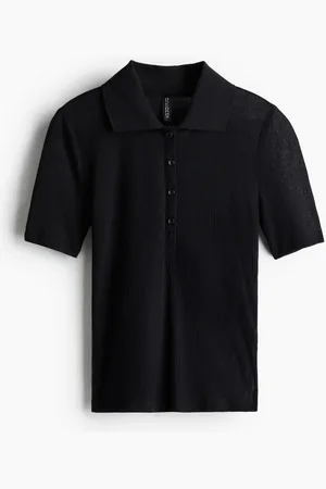 H&M Ribbed polo shirt