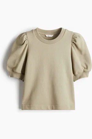 H&M Puff-sleeved top