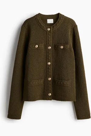 H&M Textured-knit cardigan