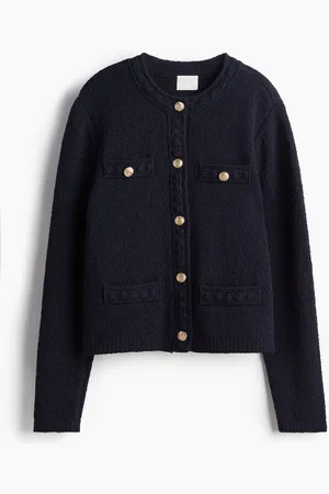 H&M Textured-knit cardigan