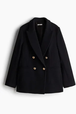 H&M Textured-weave blazer