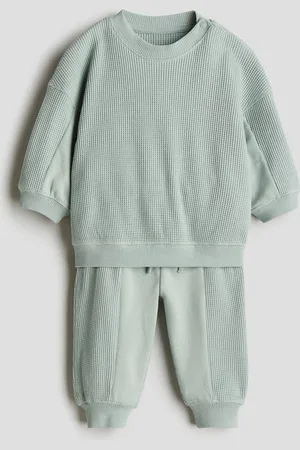 H&M 2-piece waffled cotton set