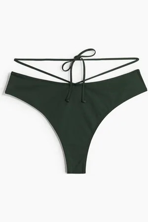 H&M Tie-detail Brazilian bikini bottoms