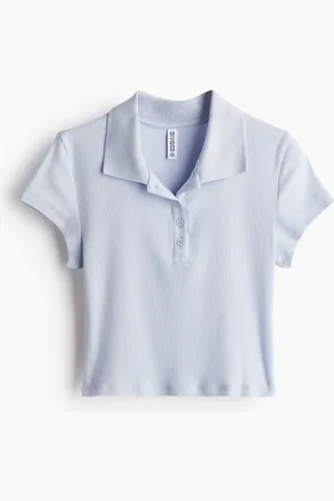 H&M Ribbed polo shirt