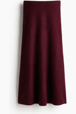 H&M Flared knitted skirt