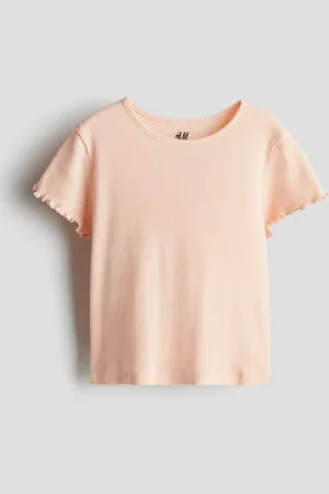 H&M Ribbed jersey top