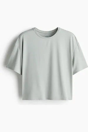 H&M Boxy-style sports top with DryMove™