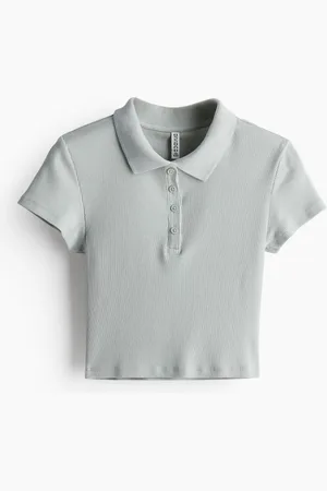 H&M Ribbed polo shirt