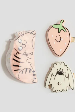 H&M 3-pack hair claw and clips