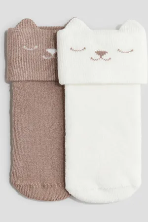H&M 2-pack terry socks