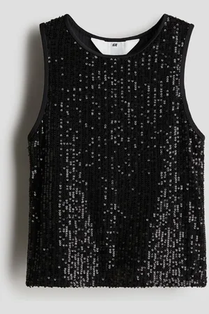 H&M Sequined vest top