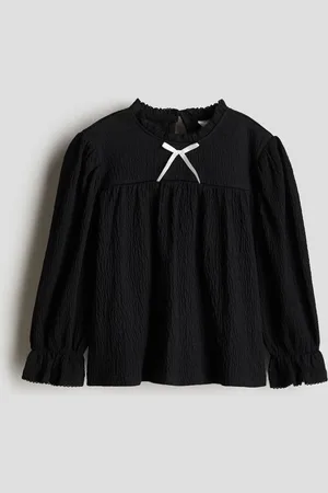 H&M Picot-trimmed blouse