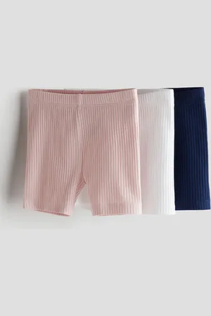 H&M 3-pack ribbed cycling shorts