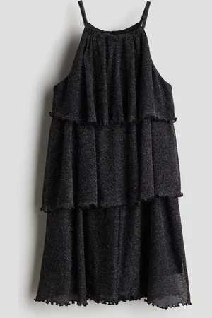 H&M Shimmering tiered dress