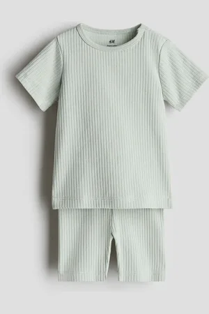 H&M 2-piece ribbed cotton set