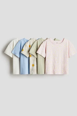 H&M 5-pack cotton T-shirts