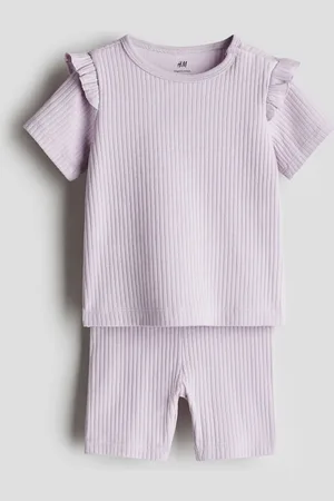 H&M 2-piece ribbed cotton set