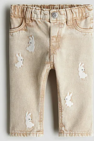 H&M Embroidery-detail jeans
