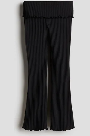 H&M Flared jersey trousers