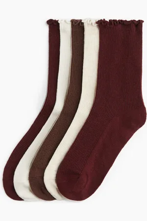 H&M 5-pack rib-knit socks