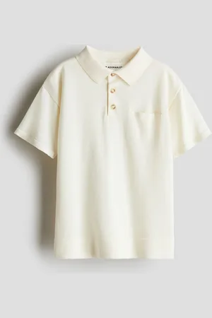 H&M Silk-blend polo shirt