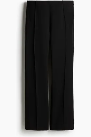 H&M Flared crease-leg trousers