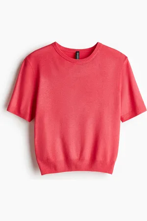 H&M Fine-knit T-shirt