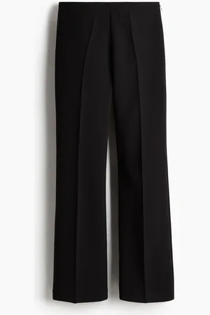 H&M Flared crease-leg trousers