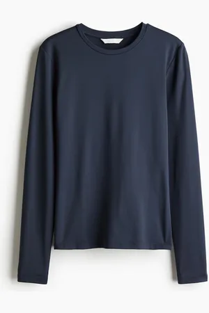 H&M Long-sleeved microfibre top