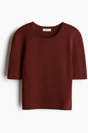 H&M Fine-knit T-shirt