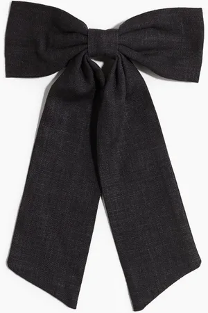 H&M Linen-blend bow hair clip