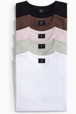 H&M 5-pack Slim Fit T-shirts
