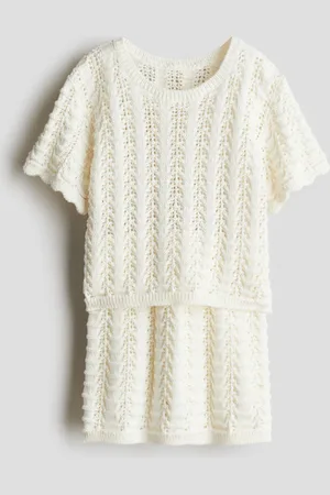 H&M 2-piece pointelle-knit set