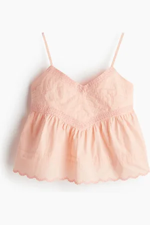 H&M Pintucked strappy top