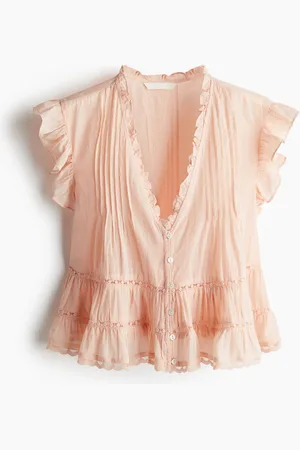 H&M Pintucked blouse