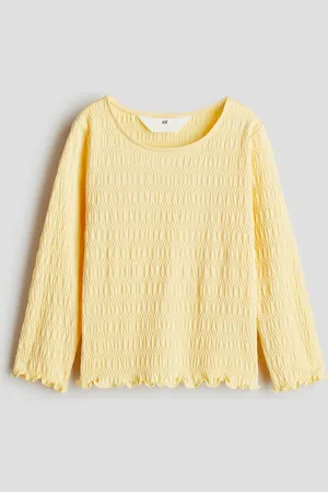 H&M Smocked jersey top